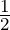 \frac12