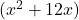 (x^2+12x)