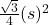 \frac{\sqrt3}4(s)^2