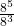 \frac{8^5}{8^3}