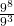 \frac{9^8}{9^3}