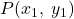 P(x_1,\;y_1)