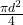 \frac{\pi d^2}4