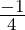 \frac{-1}4